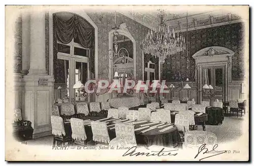 Vichy - Le Casino - Salle de Lecture - Ansichtskarte AK