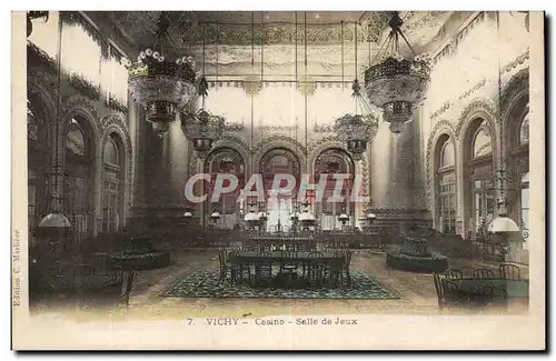 Vichy - Le Casino - Salle de Jeux - Ansichtskarte AK