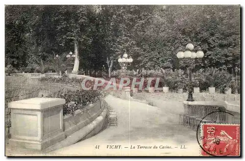 Vichy - La Terrasse du Casino - Ansichtskarte AK