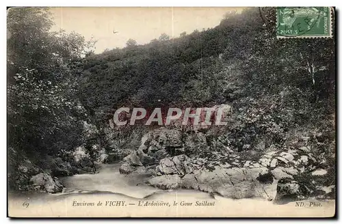 Environs de Vichy - L&#39Ardoisiere le Gour Saillant - Ansichtskarte AK