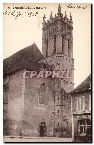 Moulins - Eglise Saint Pierre - Ansichtskarte AK