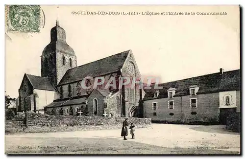 St Gildas des Bois - L&#39Eglise et l&#39Entree de la Communaute - Cartes postales