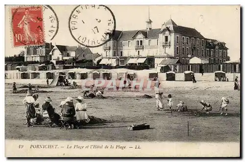 Pornichet - La Plage et l&#39Hotel de la Plage - Cartes postales