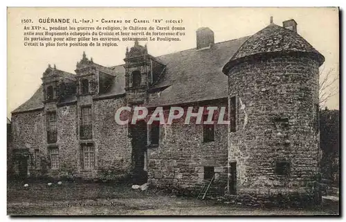 Guerande - Chateau de Careil XV siecle - Ansichtskarte AK