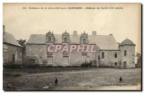 Guerande - Chateau de Careil - XV siecle - Ansichtskarte AK