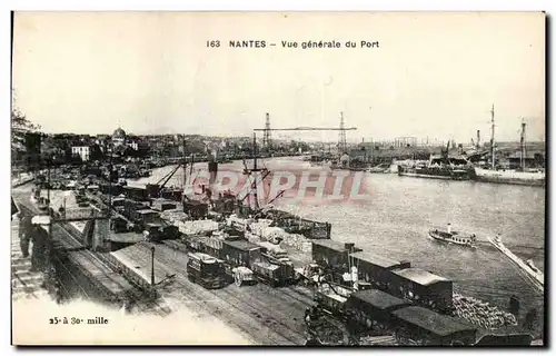 Nantes - Vue Generale du Port - Ansichtskarte AK