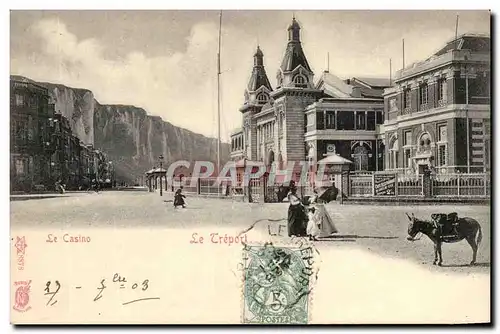 Le Treport - Le Casino - ane - donkey - Cartes postales