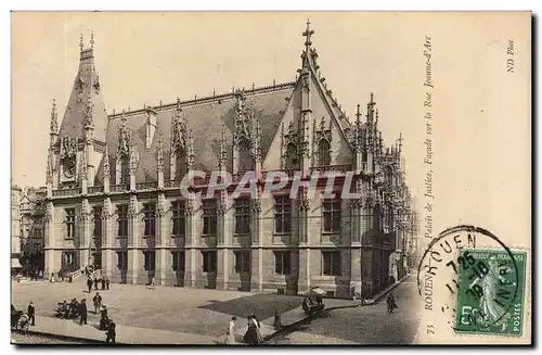 Rouen - Palais de Justice - Facade sur la Rue Jeanne d&#39Arc - Cartes postales