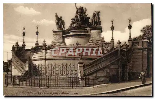 Rouen - La Fontaine Sainte Marie - Cartes postales