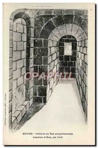 Rouen - Cellule ou fut emprisonne - Jeanne d&#39Arc - Cartes postales