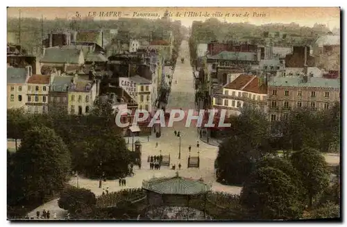 Le Havre - Panorama pris de l&#39Hotel de Ville et rue de Paris - Ansichtskarte AK