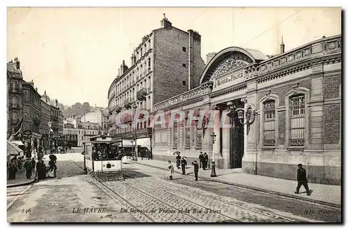 Le Havre - La Rue Thiers - tramway - Ansichtskarte AK