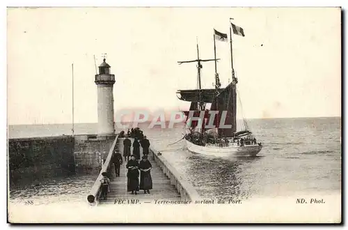 Le Havre - Terre neunier sortant du Port - Ansichtskarte AK