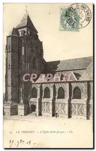 Le Treport - L&#39Eglise Saint Jacques - Cartes postales