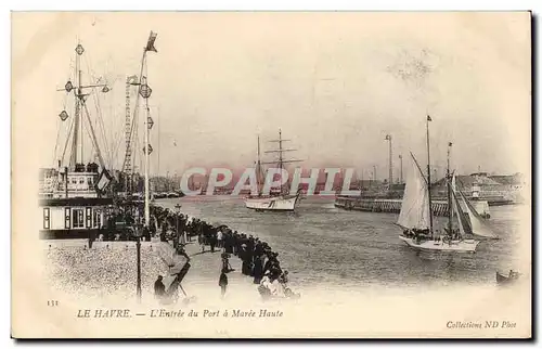 Le Havre - L'Entree du Port a Maree Haute - Cartes postales
