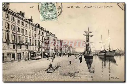 Le Havre - Perspective du Quai d'Orleans - Cartes postales