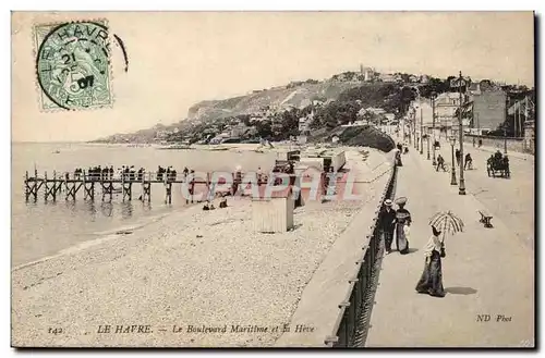 Le Havre - Le Boulevard Maritime et la Heve - Ansichtskarte AK