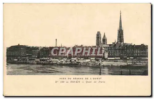 Rouen - Vues du Reseau de l&#39Ouest - Ansichtskarte AK