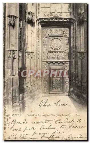 Rouen Cartes postales portail de St maclou (par Jean Goujon)