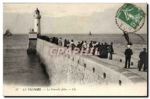 Le Treport Cartes postales La nouvelle jete (lighthouse)