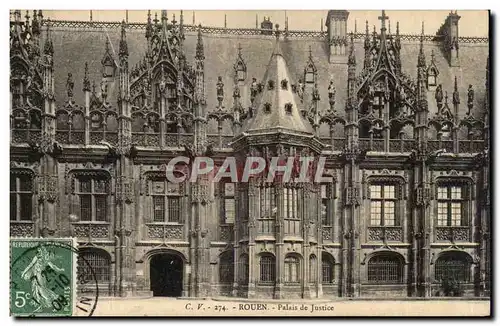 Rouen Cartes postales Palais de justice