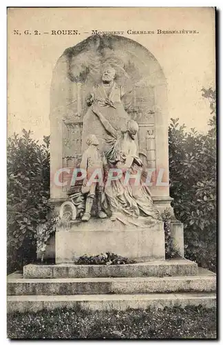 Rouen Cartes postales Monument Charles Besselievre