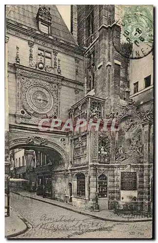 Rouen Cartes postales La grosse horloge (clock)