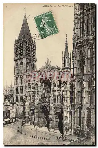 Rouen Cartes postales la cathedrale