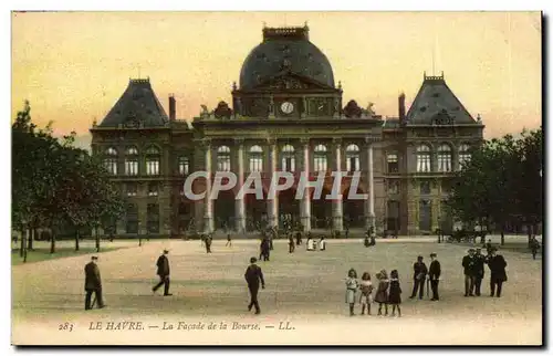 Le Havre Ansichtskarte AK Facade de la Bourse