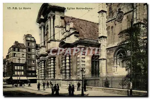 Le Havre Cartes postales Eglise Notre DAme