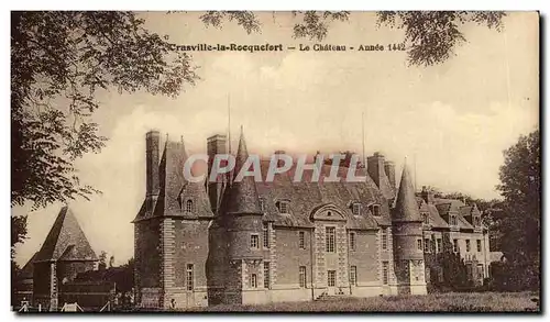 Crasville la Roquefort Cartes postales Le chateau annee 1442