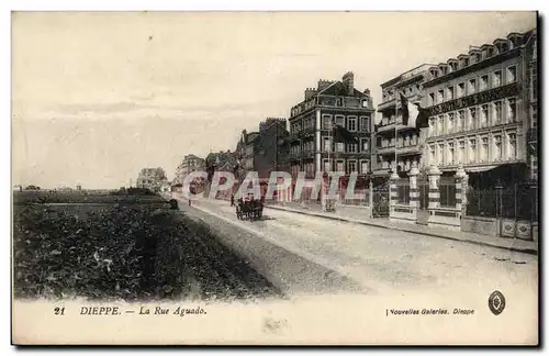 Dieppe Ansichtskarte AK la rue Aguado