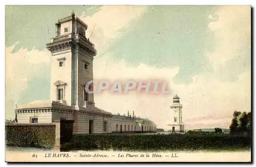 Le Havre Cartes postales Sainte Adresse les phares de la Heve (lighthouse)