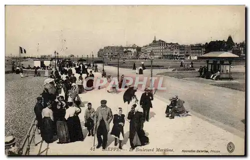 Dieppe Cartes postales Le boulevard maritime