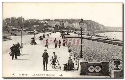 Dieppe Cartes postales Le boulevard maritime