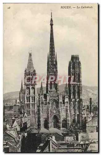 Rouen Cartes postales la cathedrale