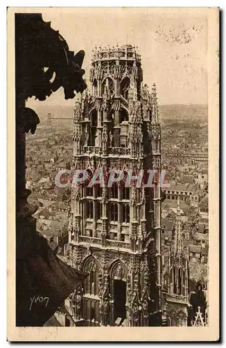 Rouen Cartes postales la tour du beurre