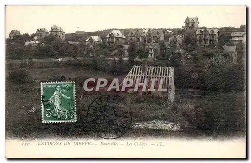 Environs de Dieppe Cartes postales Pourville Les Chalets