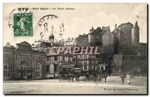 Dieppe Ansichtskarte AK Hotel Regina Le vieux chateau