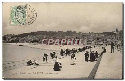 Le Havre Cartes postales La digue Nord