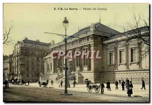 Le Havre Ansichtskarte AK Palais de justice