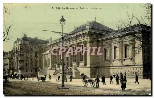 Le Havre Ansichtskarte AK Palais de justice