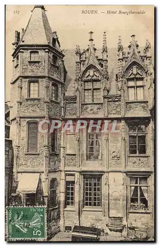 Cartes postales Rouen hotel Bourgtheroulde