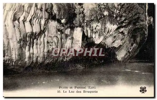 Puits de Padirac Cartes postales Le lac des Bouquets