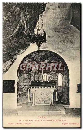Rocamadour Cartes postales Chapelle Saint Michel