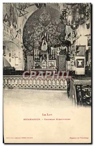 Rocamadour Cartes postales Chapelle miraculeuse