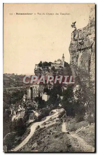 Rocamadour Cartes postales Vue chemin des templiers