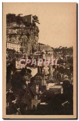 Rocamadour Cartes postales Vue de la route de Cahors
