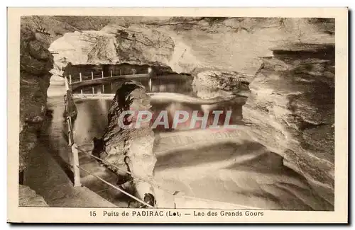 Padirac Cartes postales lac des grands gours