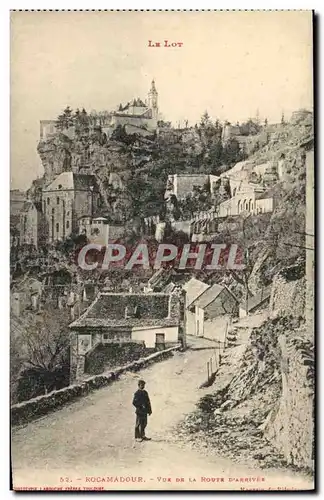 Rocamadour Cartes postales Vue de la route d&#39arrivee